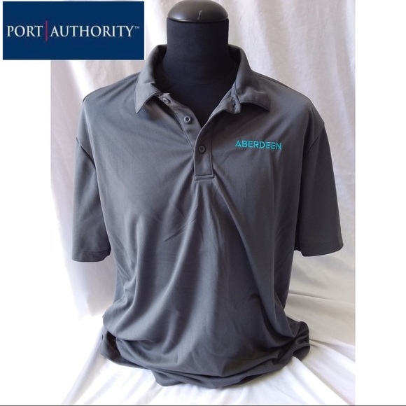Port Authority Dark Grey Polo Shirt - Picture 1 of 7